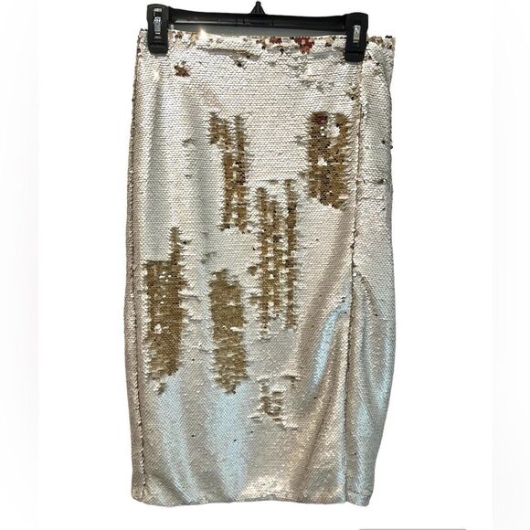 CHELSEA & VIOLET 2 Way Sequin Midi Skirt - Picture 2 of 10